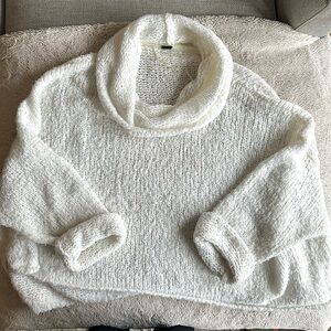 Free People Soft Cream Turtleneck Sweater size XS
